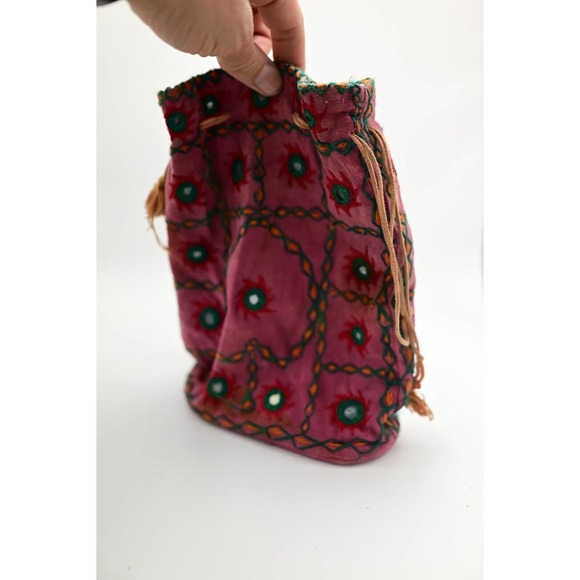 Vintage Drawstring Purse Bag - Picture 3 of 4